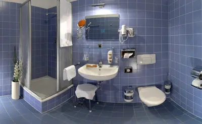 Ein Badezimmer in der Unterkunft Hotel Moritz an der Elbe