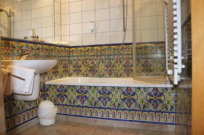 Ein Badezimmer in der Unterkunft Hotel Spanischer Hof