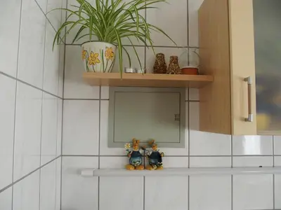 Küche/Küchenzeile in der Unterkunft Ferienwohnung im Prossner Gründel
