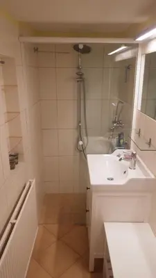 Ein Badezimmer in der Unterkunft Ferienhaus Frieda