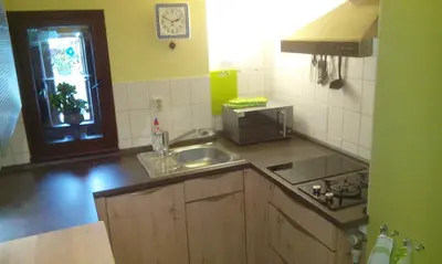 Küche/Küchenzeile in der Unterkunft Ferienhaus Frieda