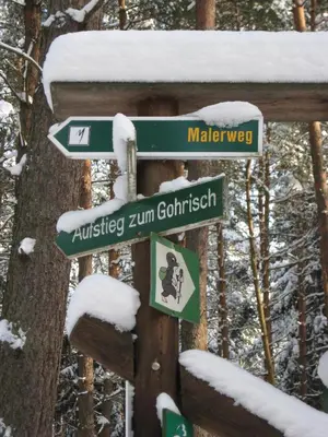Ferienwohnung am Wäldchen im Winter