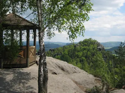 Naturlandschaft in der Nähe der Ferienwohnung
