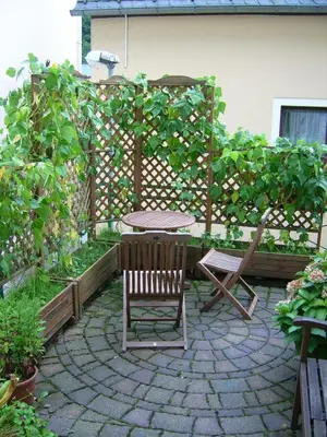 Ein Garten an der Unterkunft Ferienwohnung Seidel
