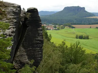 Naturlandschaft in der Nähe der Ferienwohnung
