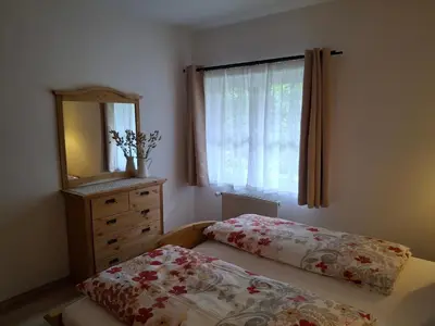 Ein Bett oder Betten in einem Zimmer der Unterkunft Jägerheim Löbsal