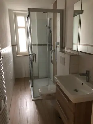 Ein Badezimmer in der Unterkunft Ferienwohnungen in Dresden