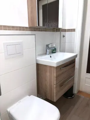 Ein Badezimmer in der Unterkunft Ferienwohnungen in Dresden