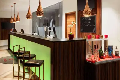 Lounge oder Bar in der Unterkunft Amedia Plaza Dresden, Trademark Collection by Wyndham