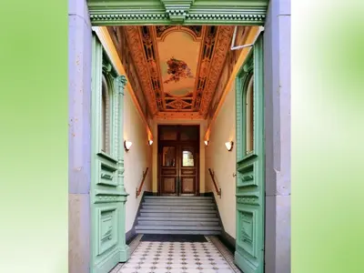 Eine Fassade oder ein Eingang zu Ferienwohnung Weissbach