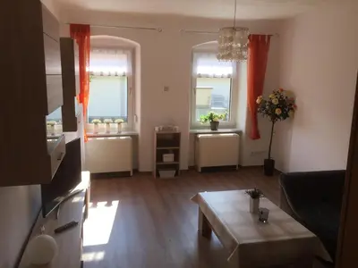 Ein Sitzbereich in der Unterkunft Villa Arizona