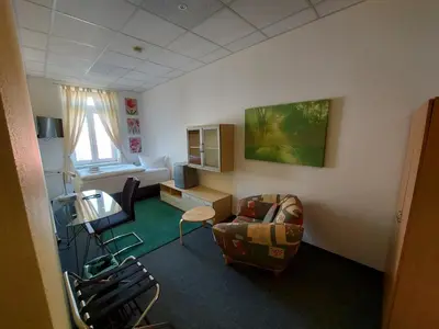 Ein Sitzbereich in der Unterkunft Rothenberger