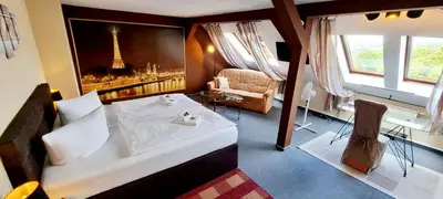 Ein Bett oder Betten in einem Zimmer der Unterkunft Rothenberger