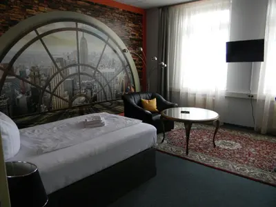 Ein Bett oder Betten in einem Zimmer der Unterkunft Rothenberger