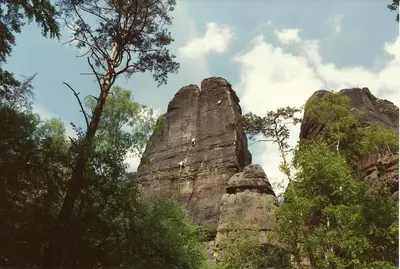 Naturlandschaft in der Nähe der Ferienwohnung