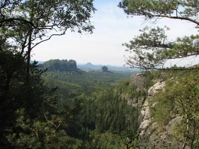 Naturlandschaft in der Nähe der Ferienwohnung