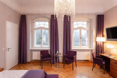 TV/Unterhaltungsangebot in der Unterkunft Hotel Schloss Rabenstein