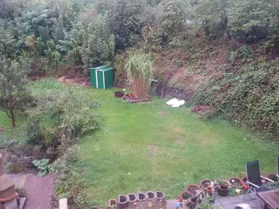 Ein Garten an der Unterkunft Ferienwohnung Mey