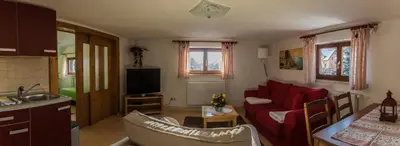 Küche/Küchenzeile in der Unterkunft Ferienhaus Rosalie