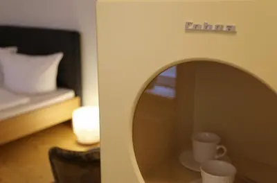 Ein Bett oder Betten in einem Zimmer der Unterkunft Stadtvilla Rosengasse 7