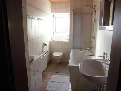 Ein Badezimmer in der Unterkunft Ferien bei Seifert