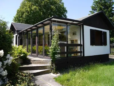 Ein Garten an der Unterkunft Ferienhaus Maxen
