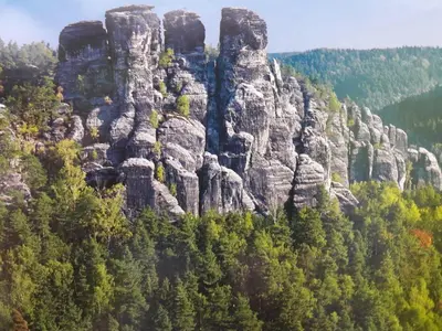 Naturlandschaft in der Nähe der Ferienwohnung