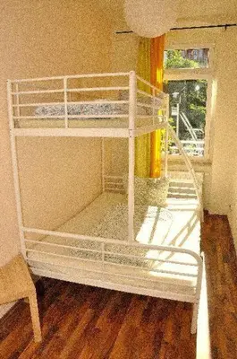 Ein Bett oder Betten in einem Zimmer der Unterkunft Fewo Dresden Neustadt - zentral & preiswert L5