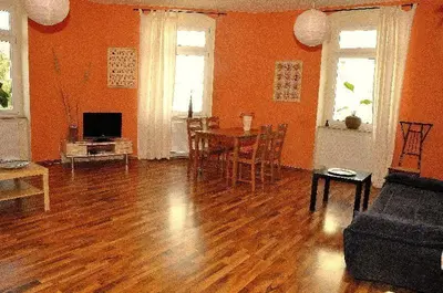 Ein Sitzbereich in der Unterkunft Schöne 3R Fewo Dresden Neustadt-L12