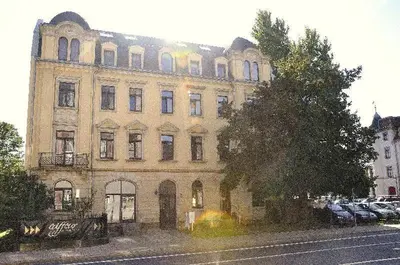 Das Gebäude in dem sich die Ferienwohnung befindet