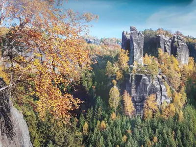 Naturlandschaft in der Nähe der Ferienwohnung