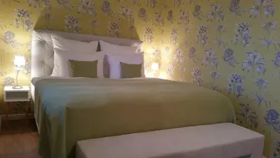 Ein Bett oder Betten in einem Zimmer der Unterkunft Rittergut Rottewitz