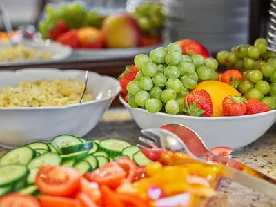 Essen im Hotel oder in der Nähe
