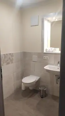 Ein Badezimmer in der Unterkunft Herrenhaus Schmölen GbR