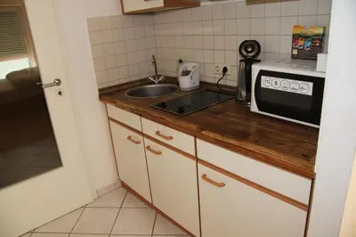 Küche/Küchenzeile in der Unterkunft Holiday Apartment Zwinger