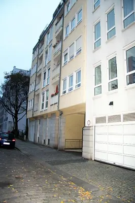 Das Gebäude in dem sich die Ferienwohnung befindet