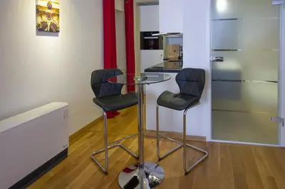 Küche/Küchenzeile in der Unterkunft Landhaus Kaltenborn