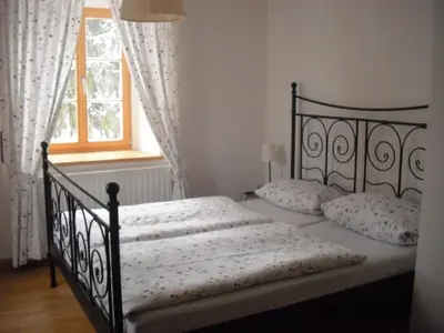 Ein Bett oder Betten in einem Zimmer der Unterkunft Weingut Mariaberg