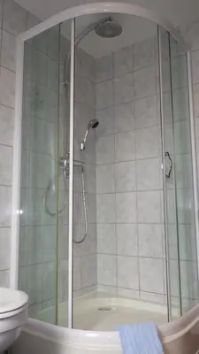 Ein Badezimmer in der Unterkunft Ferienwohnung Am Hegebusch