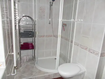 Ein Badezimmer in der Unterkunft Ferienwohnung Hoffmann