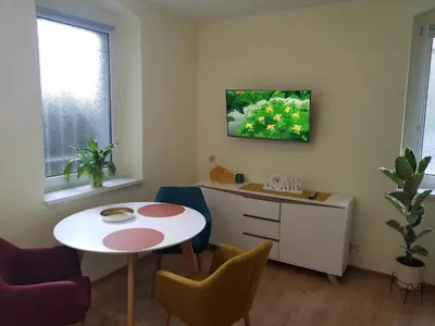 TV/Unterhaltungsangebot in der Unterkunft Ferienapartements Girrbach