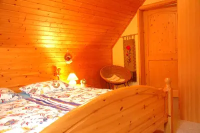 Ein Bett oder Betten in einem Zimmer der Unterkunft Ferienwohnungen 