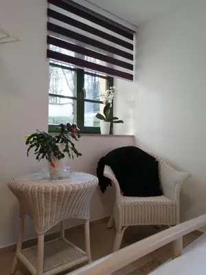 Ein Sitzbereich in der Unterkunft Ferienwohnung Ulbrich