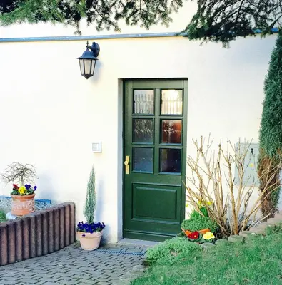 Ein Garten an der Unterkunft Ferienwohnung Ulbrich