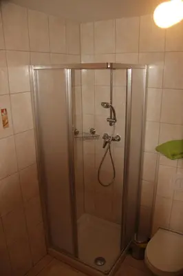 Ein Badezimmer in der Unterkunft Ferienwohnung am Erlermuhlenbach