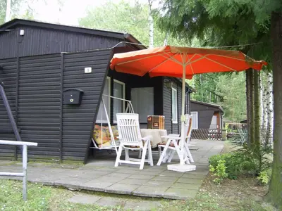 Ein Garten an der Unterkunft Ferienhaus Lilienstein