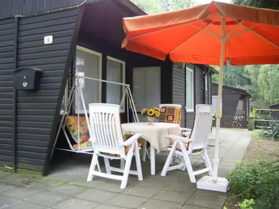 Ein Garten an der Unterkunft Ferienhaus Lilienstein