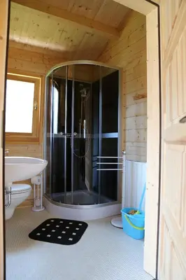 Ein Badezimmer in der Unterkunft Ferienpark Seeblick