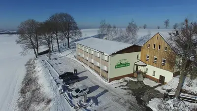 Landgasthof Dittersdorfer Höhe im Winter