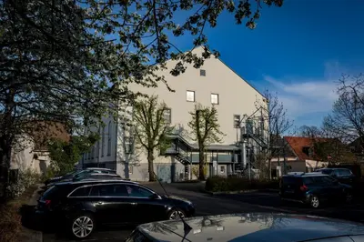 Das Gebäude in dem sich das Hotel befindet